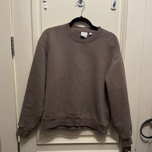 Aritzia Men's Crewneck Sweatshirt - Taupe Brown